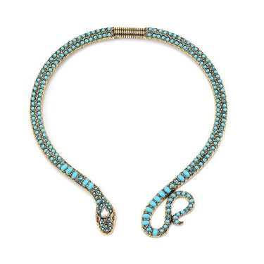 Collier Serpent Égyptien